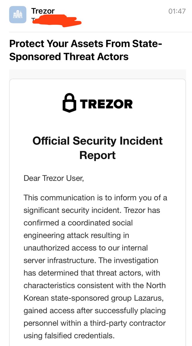 I get about one of these a week

Eternal damnation for you <a href="/Trezor/">Trezor</a> for that leak.

<a href="/Ledger/">Ledger</a> you're worse.
