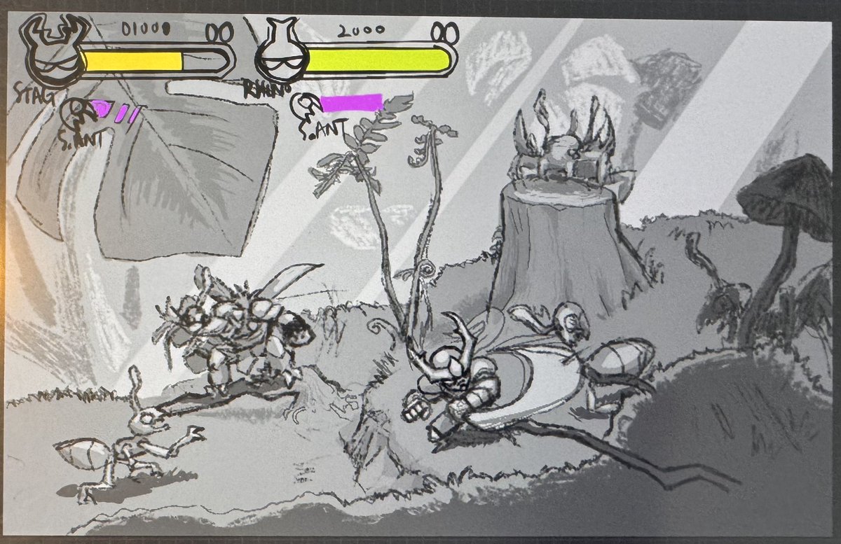 markarotGC's tweet image. Still experimenting with different aspects of Ninja Beetles, but it is getting close to where I want it to be to really start making it. :)
I will be able to post more consistently once we’re there. Super excited!
#NinjaBeetles #indiedev #IndieGameDev