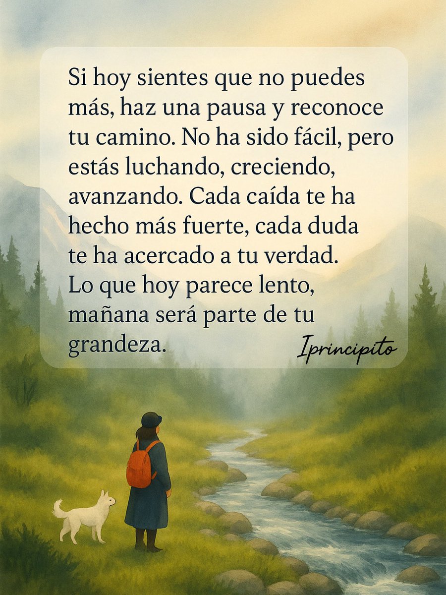 iPrincipito's tweet image. Lo que hoy parece lento, mañana será parte de tu grandeza.