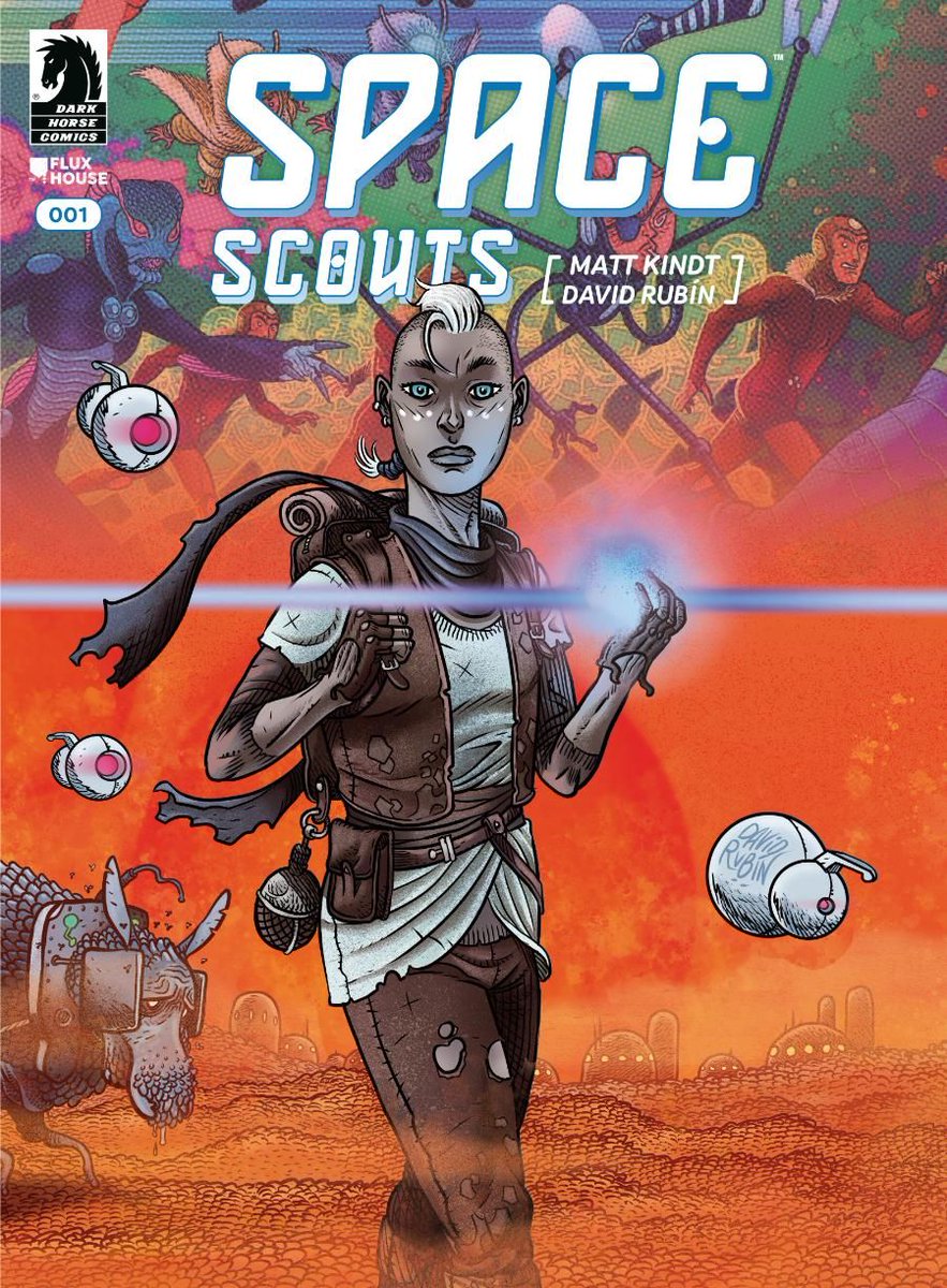 FanboyFactor's tweet image. BIG BROTHER MEETS “ENDER’S GAME” IN MATT KINDT AND DAVID RUBIN’S NEW SCI-FI SERIES, “SPACE SCOUTS” @darkhorsecomics @mattkindt @davidrubin buff.ly/TuLFd8W