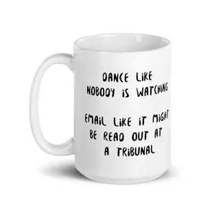 Someone send 100 of these mugs round for Kate Searle, the A&amp;E consultants team, and Fife's board and management.