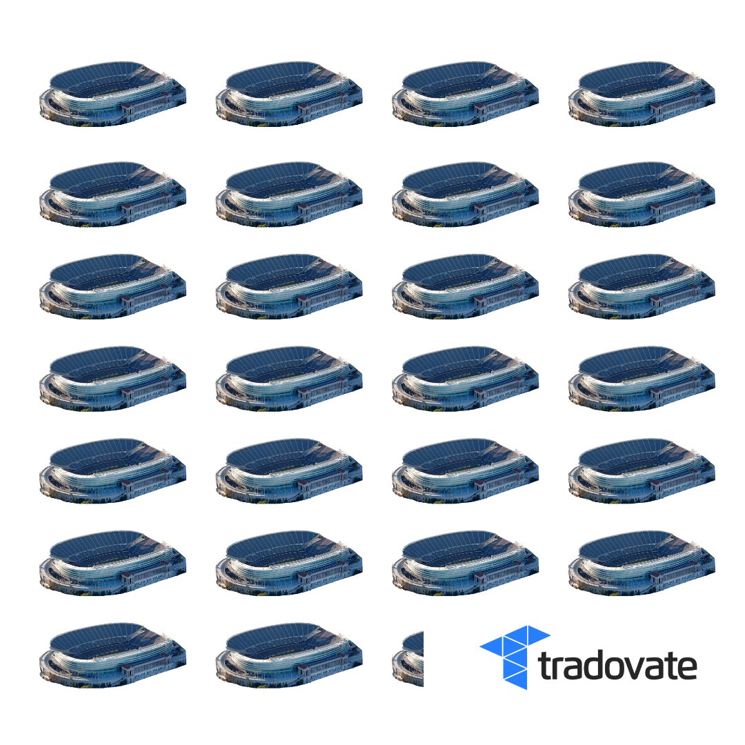 Chicago’s soldier field can seat 61,500 people.

That means you’d need more than 26 of them to seat all of the prop traders who have chosen to work with Tradovate.

See why: bit.ly/40jDvez