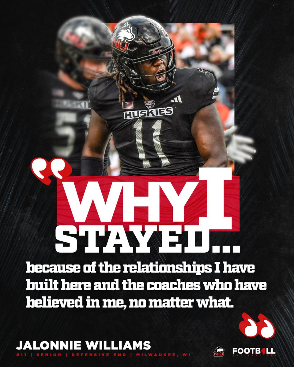 NIU_Football's tweet image. There’s no place like home.🏠@jalonniewill
#HuntForOne 🐾 | #TheHardWay 🦴