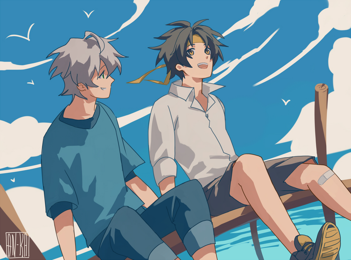 kaa05n2's tweet image. And since today is the best boy's birthday. Happy birthday, Harumasa~💛
(#wiseharu)