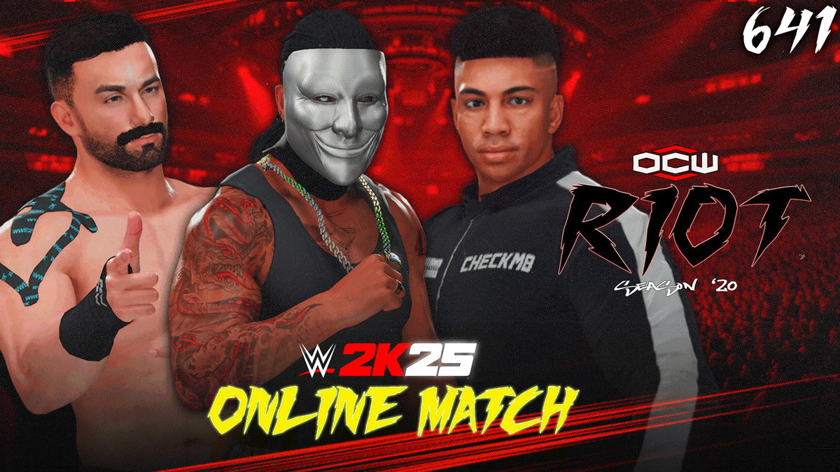 ocwfed's tweet image. Stream is up! Show kicks off at 7:05PM EST 
#OCWFED Riot 641
twitch.tv/ocwfed
youtube.com/@OCWfedTV

#twitch #twitchstreamer #WWE2K25 Online PVP/RP