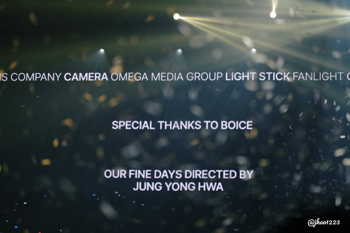 jhao1223's tweet image. 250718
Special Thanks to Boice