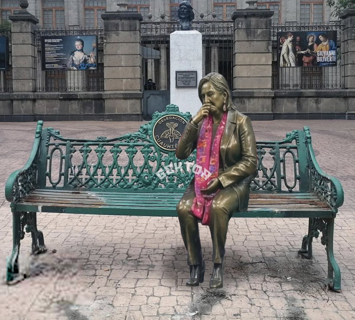 Gektor0922's tweet image. Las estatuas que a la fachiza le gustaría ver en la Cuauhtémoc. 🤢😆😂😂😂
@XochitlGalvez
@AlessandraRdlv