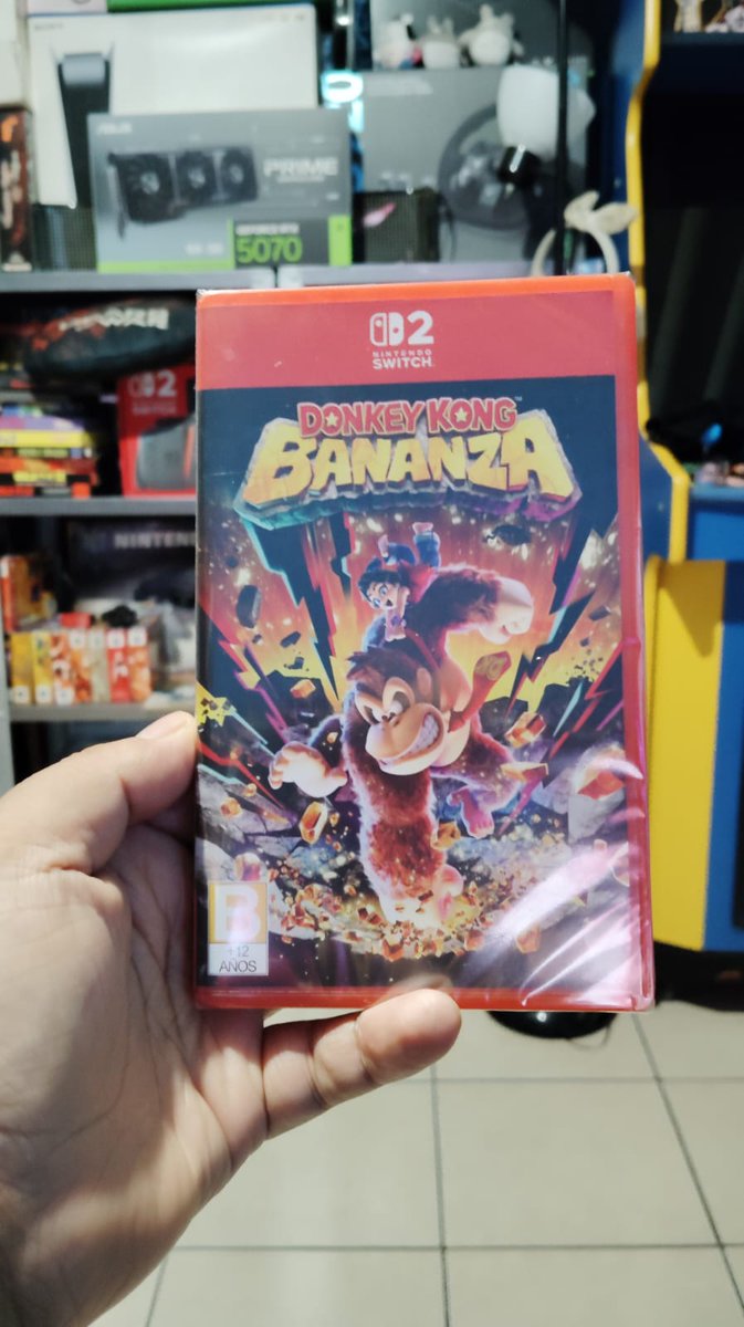 EMKEyeOfTiger's tweet image. Estoy muy feliz por tener mi primer juego fisico de #NintendoSwitch2 y a jugar el sabado toda la noche asi que tenemos una vita el sabado por #kickstream 

@EMKMagico69 nos espera DK.