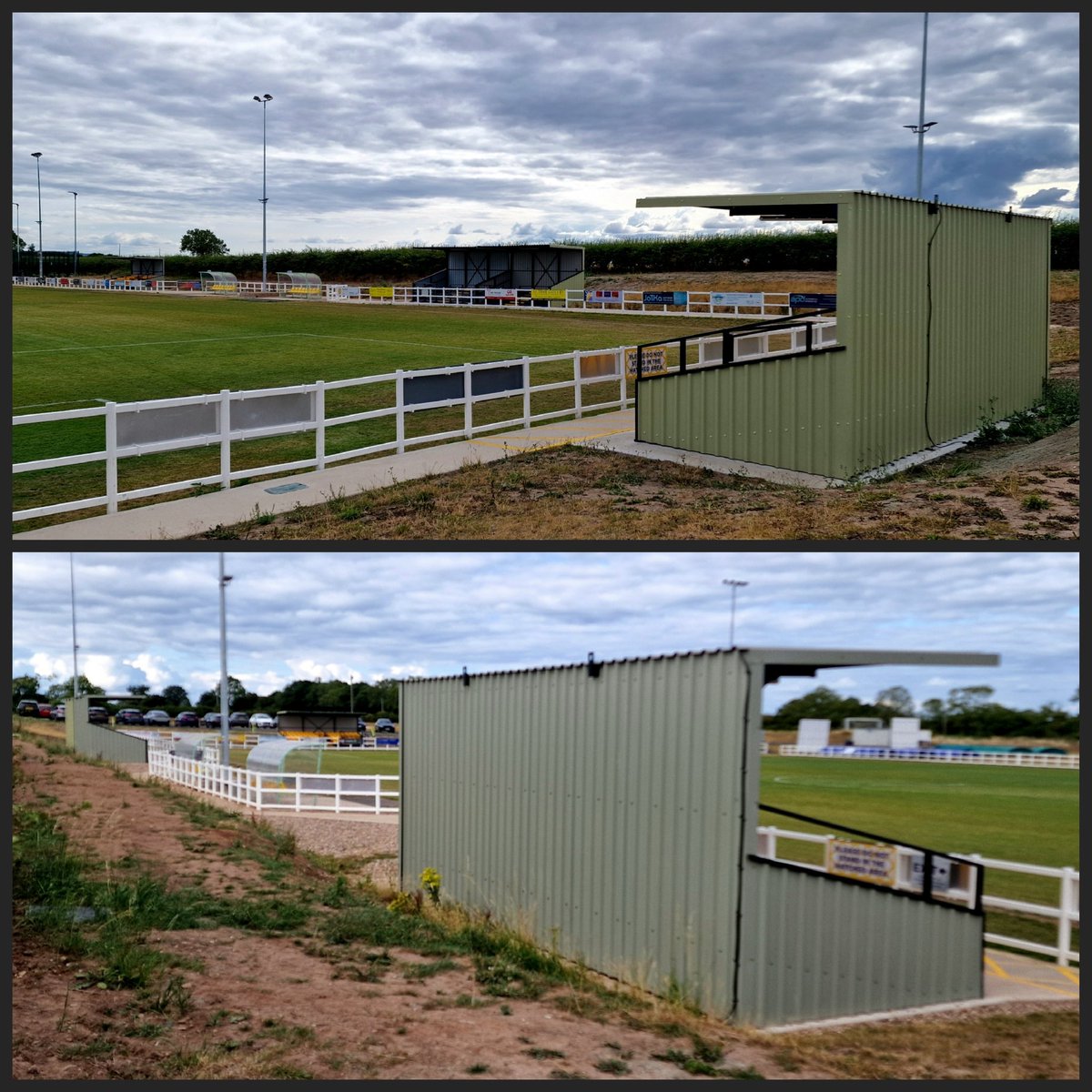KevWHU42's tweet image. First visit to Sands Road for the PSF that ended @SCInkberrowFC(0)0 @HerefordFC(1)2.Att:316
The Eagles can be proud of their performance tonight - restricting higher ranked Bulls to a goal in each half.
Lovely club & people.
Best wishes to both sides for the season.#groundhopping