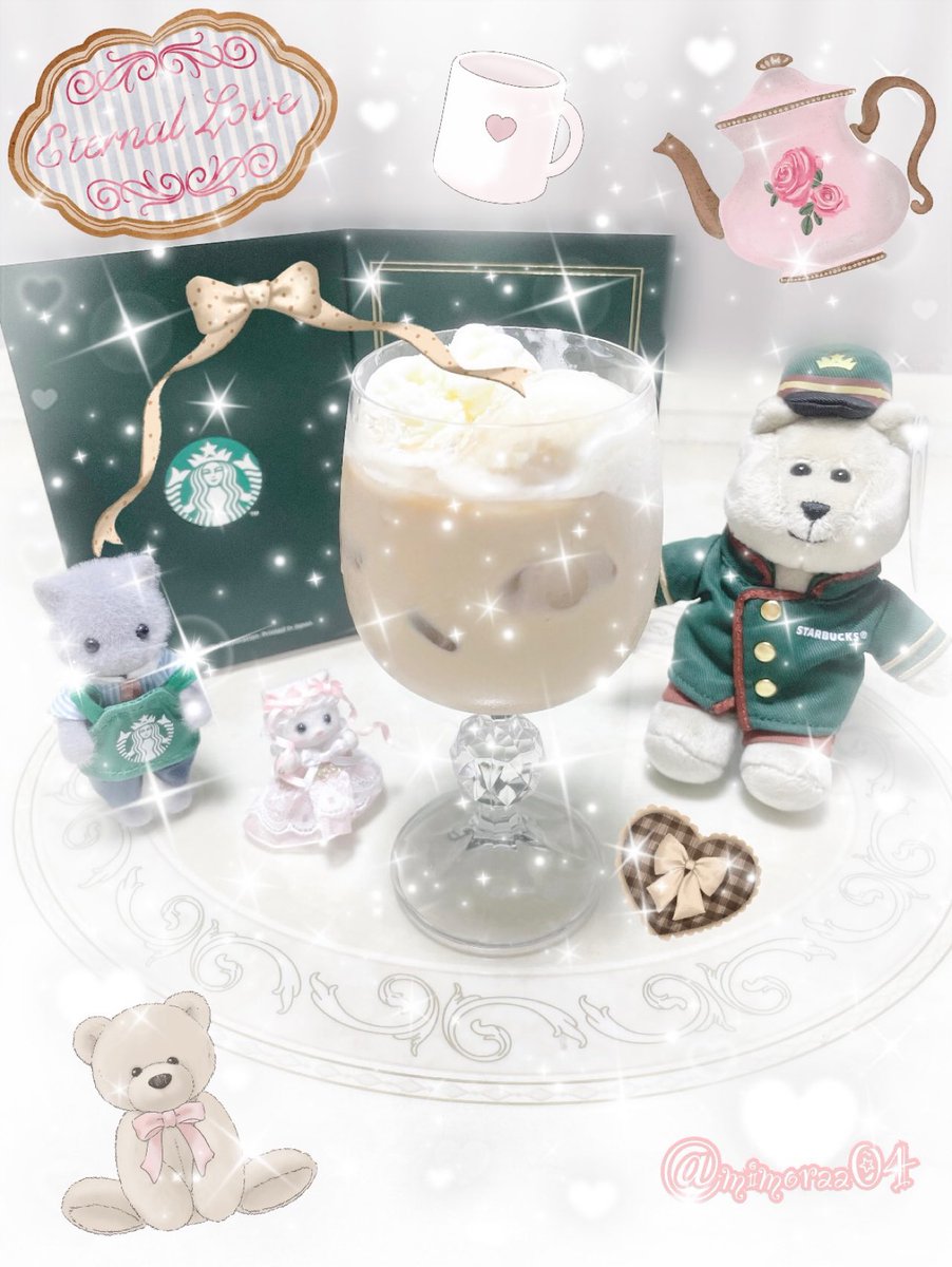mimoraa04's tweet image. おはようですぅ🎀(♡ᴗ͈ˬᴗ͈)💗
たまには🫧お家カフェ🏡☕️✨も良いですよねぇ(*^^*)🎀💗可愛い🩵🍀店員さんが来てくれましたぁ(*&gt;ᴗ&lt;*)🎀🫶🏻💖🍨アイスも乗せて☕️🍴美味しかったぁ(♡´▽`♡)🫶🏻💖💖💖
休日❣️楽しんで下さぁいね(´˘`*)🫶🏻💖💖💖
#シルバニアファミリー #シルバニア #シル活