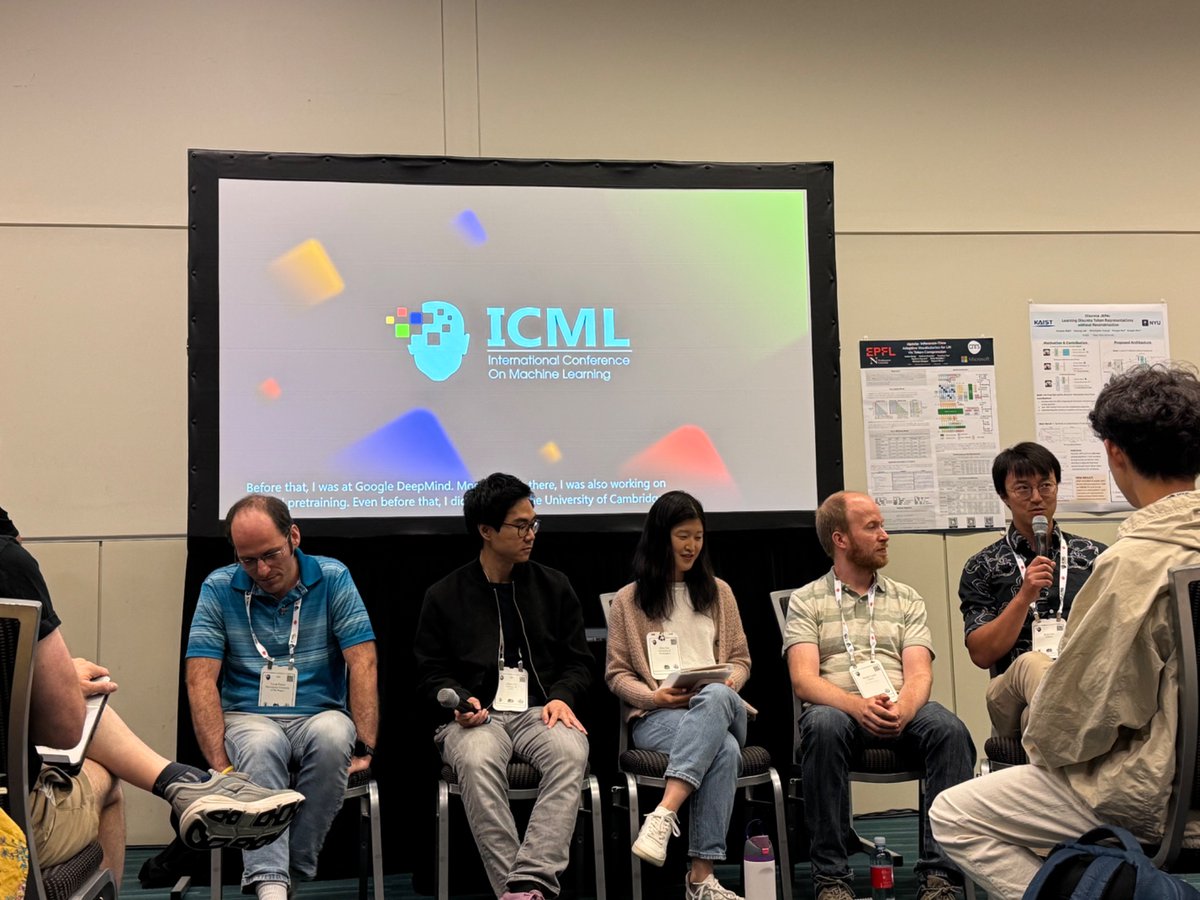 TomLimi's tweet image. Panel on Future of Tokenization is happening now in Meeting 111-112.
With:
@alisawuffles @_albertgu @yuvalpi @magikarp_tokens @kroscoo
Moderated by: @esalesky