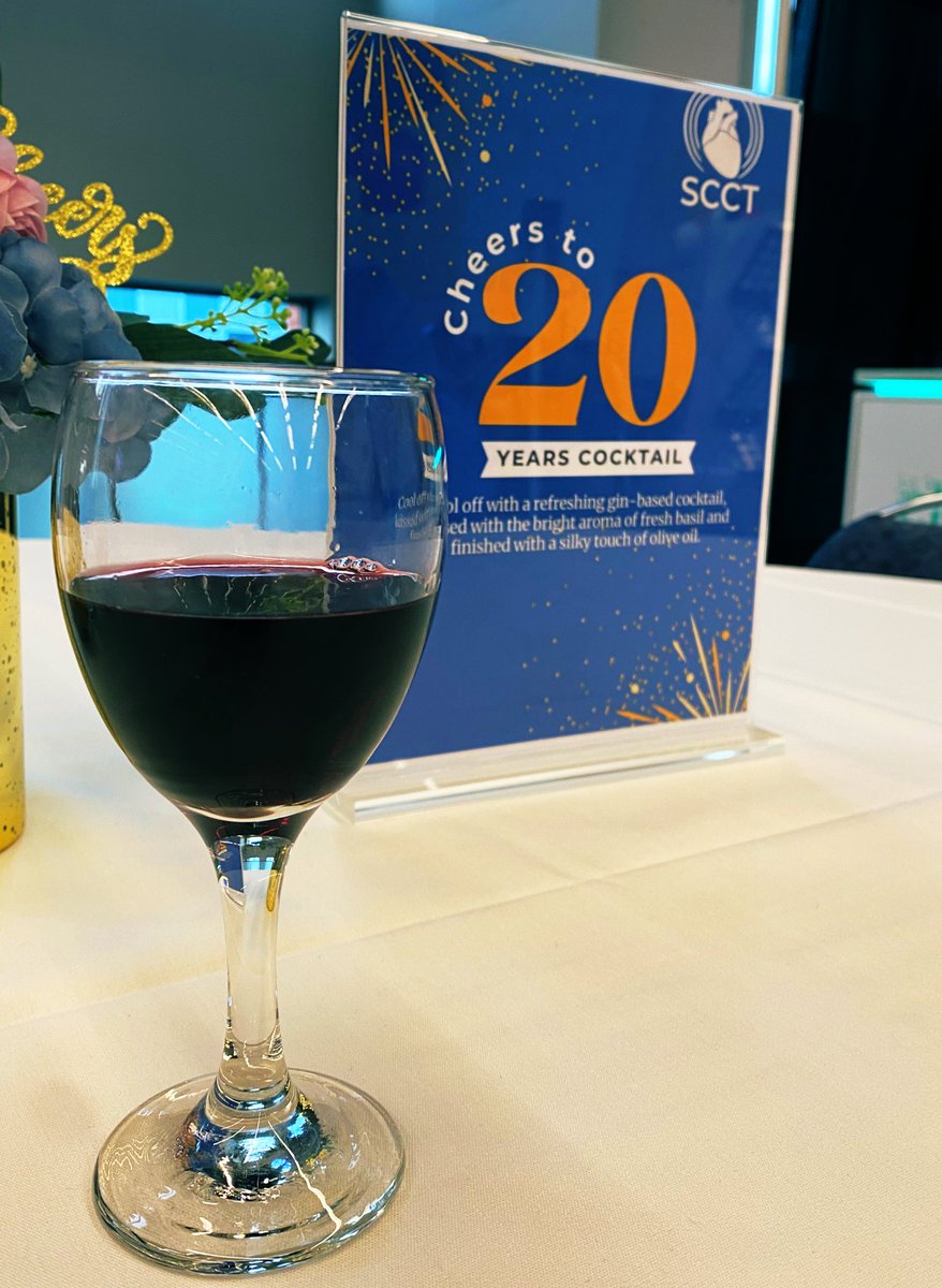 #SCCT2025 Cheers. 20 years and counting. <a href="/Heart_SCCT/">Heart_SCCT</a> #yesCCT