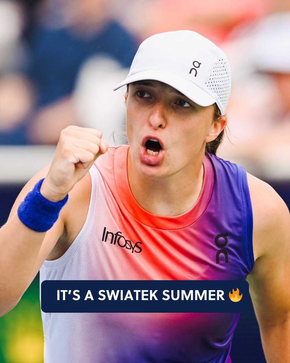 CincyTennis's tweet image. Safe to say we're ready to see more of @iga_swiatek in a couple weeks 🤩