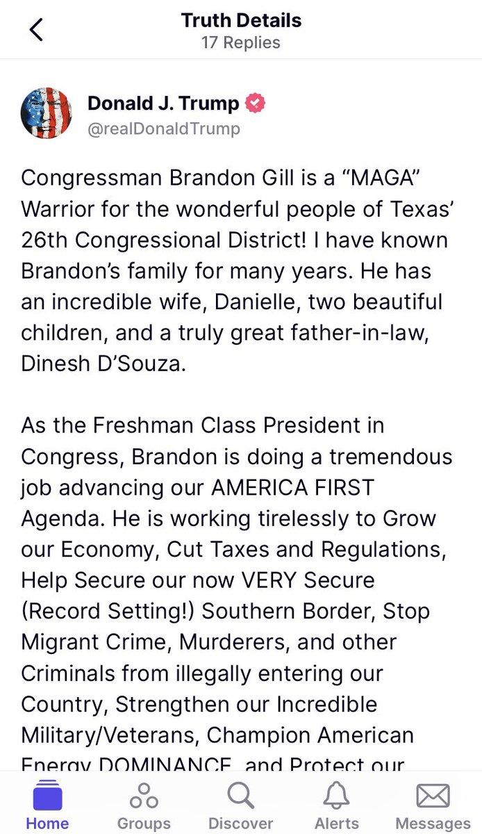 RenzoDowney's tweet image. Donald Trump is on a congressional endorsement spree. Kicked it off with @realBrandonGill of #TX26.
