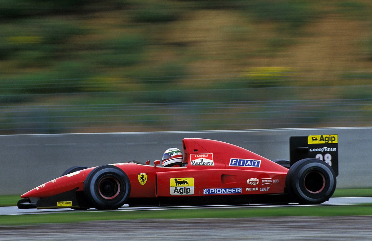 LegendarysF1's tweet image. Ivan Capelli, Ferrari F92A - Ferrari Tipo 038 3.5 V12. GP España 1992.
📸: DPPI
#F1