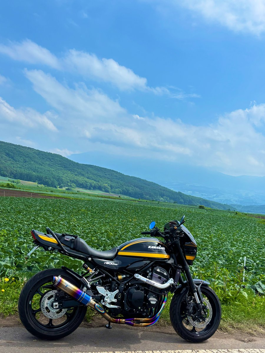 #サイドショットグランプリ2025夏
#Z900RS

おはようございます☀

夏場は標高高いところか北海道！って思ってました

ただ最近は北海道も猛暑日あったりするしライダーが快適に走れるとこ限られて来たなぁ…と🥲

今は🐻が怖いですね
去年も2か所で時間ちょっとズレてたら🐻に遭遇してた感じでした💦