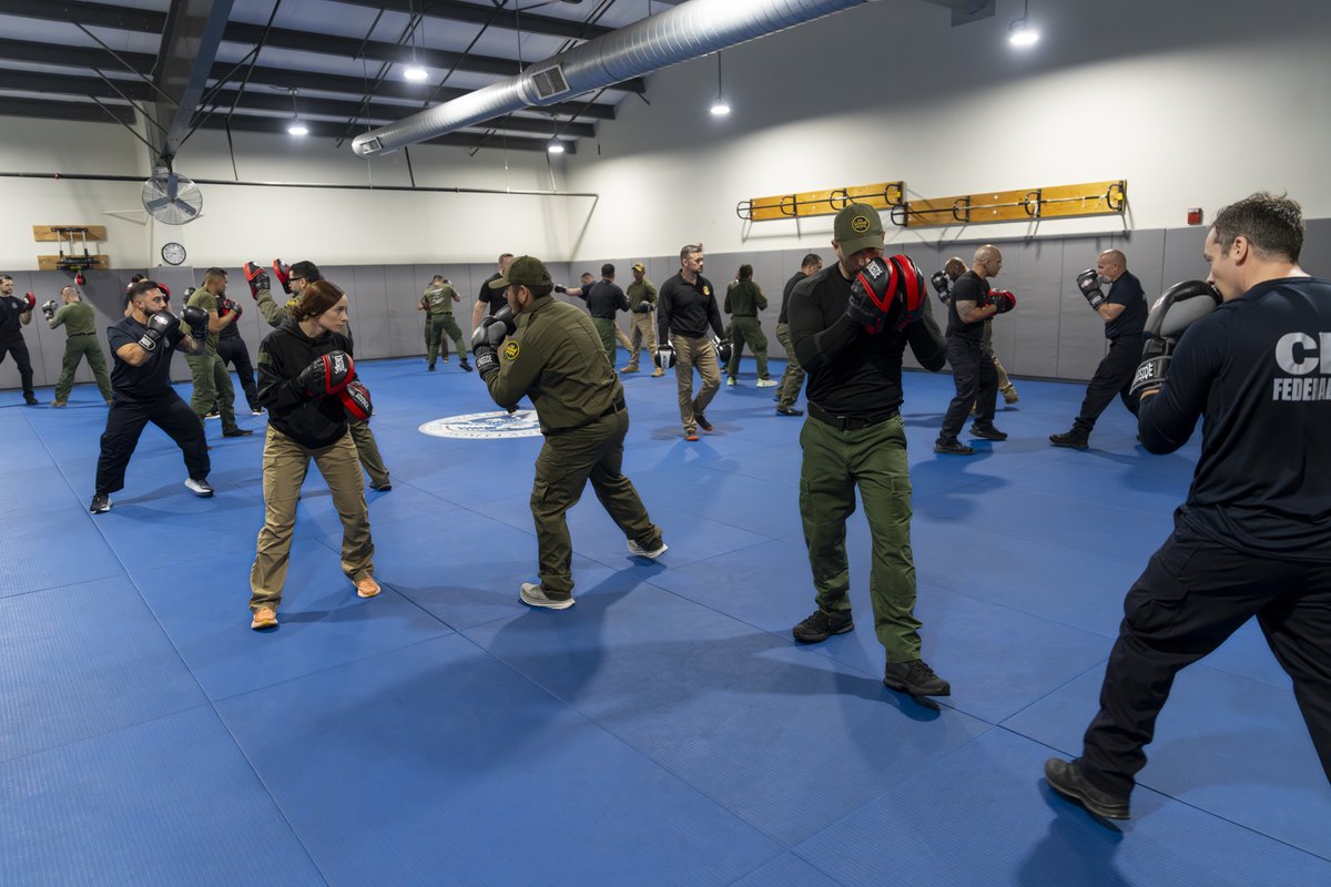 CBPOpsSpprtEAC's tweet image. When our frontline is safe, America is safe. @CBPXDLESC training keeps @CBP officers and agents mission-ready-stopping threats before they reach your community. #ProtectingAmerica #NationalSecurity #LearnAboutLESC