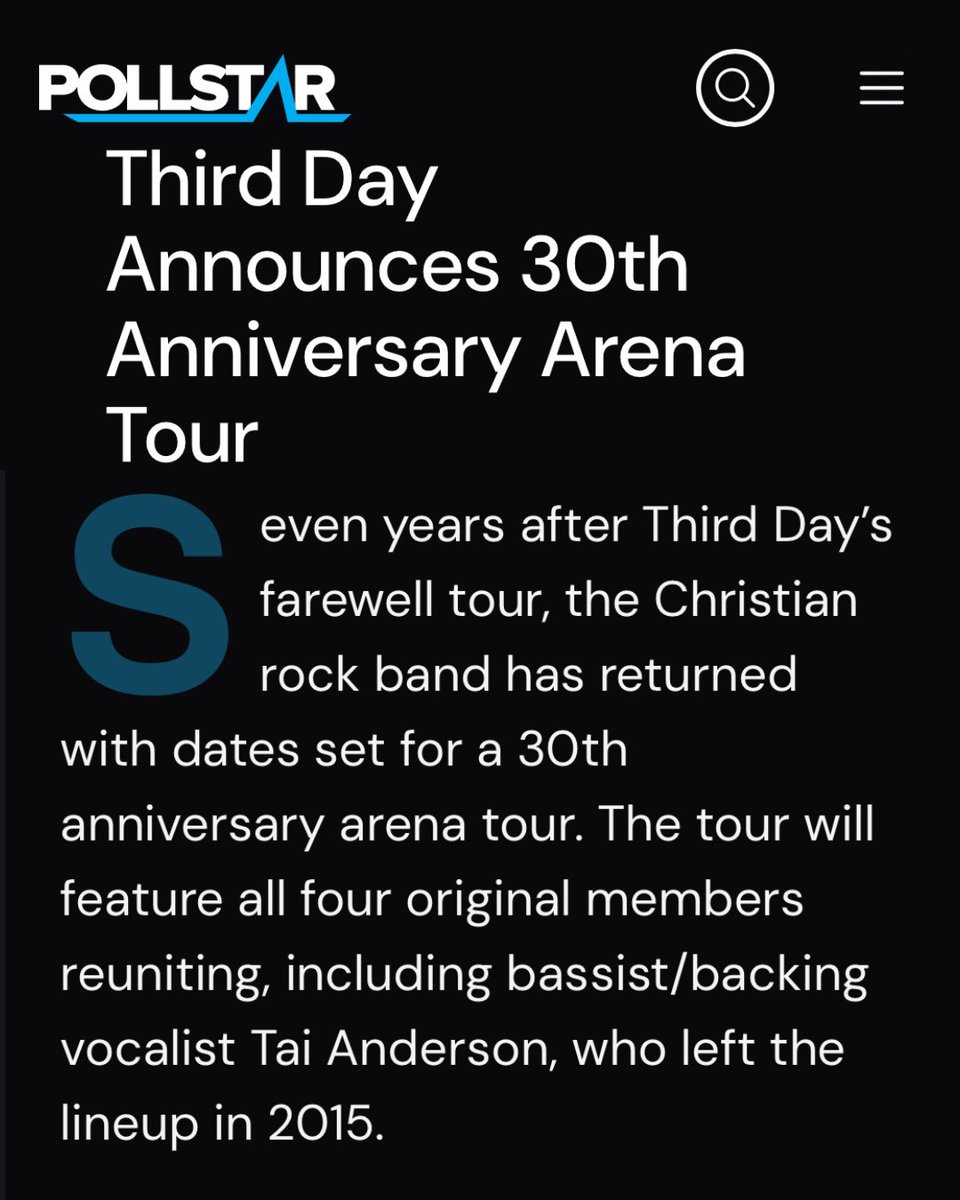 THIRD DAY tweet media
