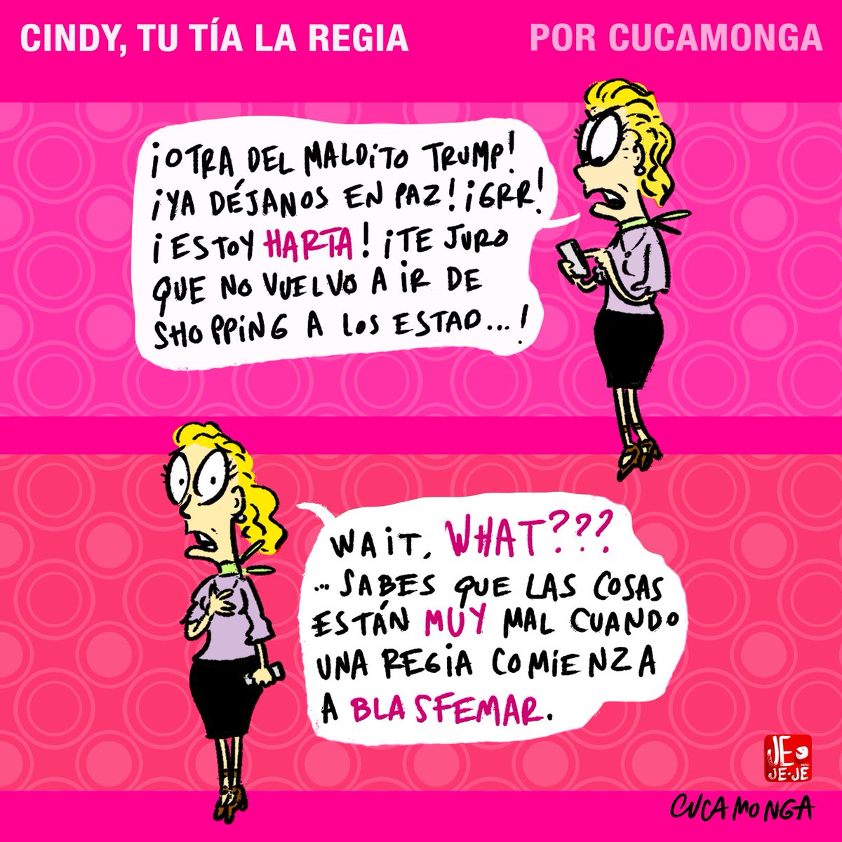 jejejepolitico's tweet image. 🛍️ Cuando una regia renuncia al shopping en McAllen…
es que Trump ya se pasó de lanza.
Si hasta Cindy, tu tía la más fresa,
ya está gritando en español y blasfemando…
Houston, we have a problem.
Por @HumorCucamonga
#jejejepolitico