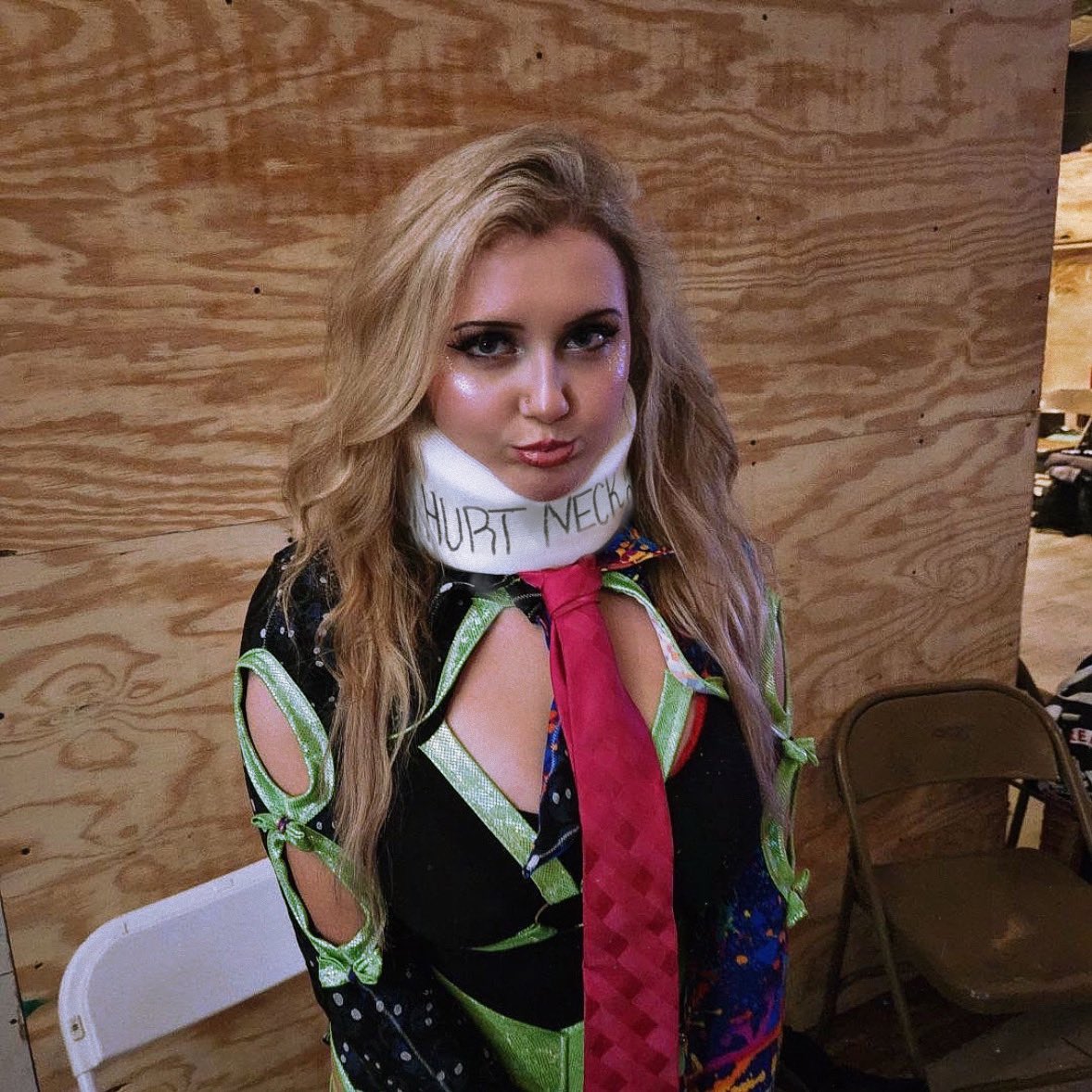 Lovely Miss Larkan (@larkandanielle) on Twitter photo I've persevered through a STAB wound. I've persevered through a HURT NECK via 3 chokeslams. Each TRAUMA-INFLICTED challenge presented to me, I OVERCOME.
My backstory proves it all.
FEELING: RESILIENT 🙂😠🙁
<a href="/ovwrestling/">OVW Wrestling</a> I've persevered through a STAB wound. I've persevered through a HURT NECK via 3 chokeslams. Each TRAUMA-INFLICTED challenge presented to me, I OVERCOME.
My backstory proves it all.
FEELING: RESILIENT 🙂😠🙁
<a href="/ovwrestling/">OVW Wrestling</a>