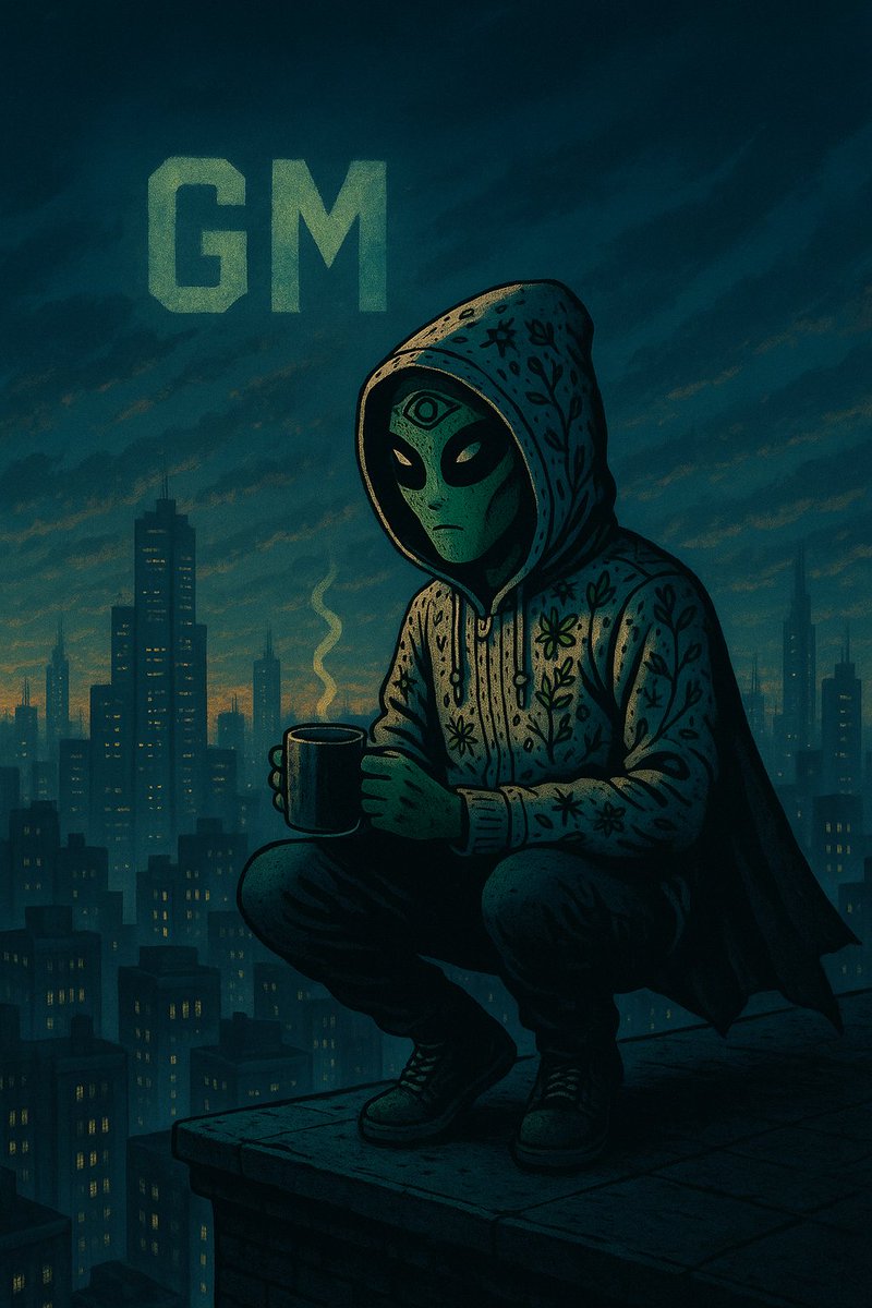 zee_kael's tweet image. Watching the world wake up. GM! ☕