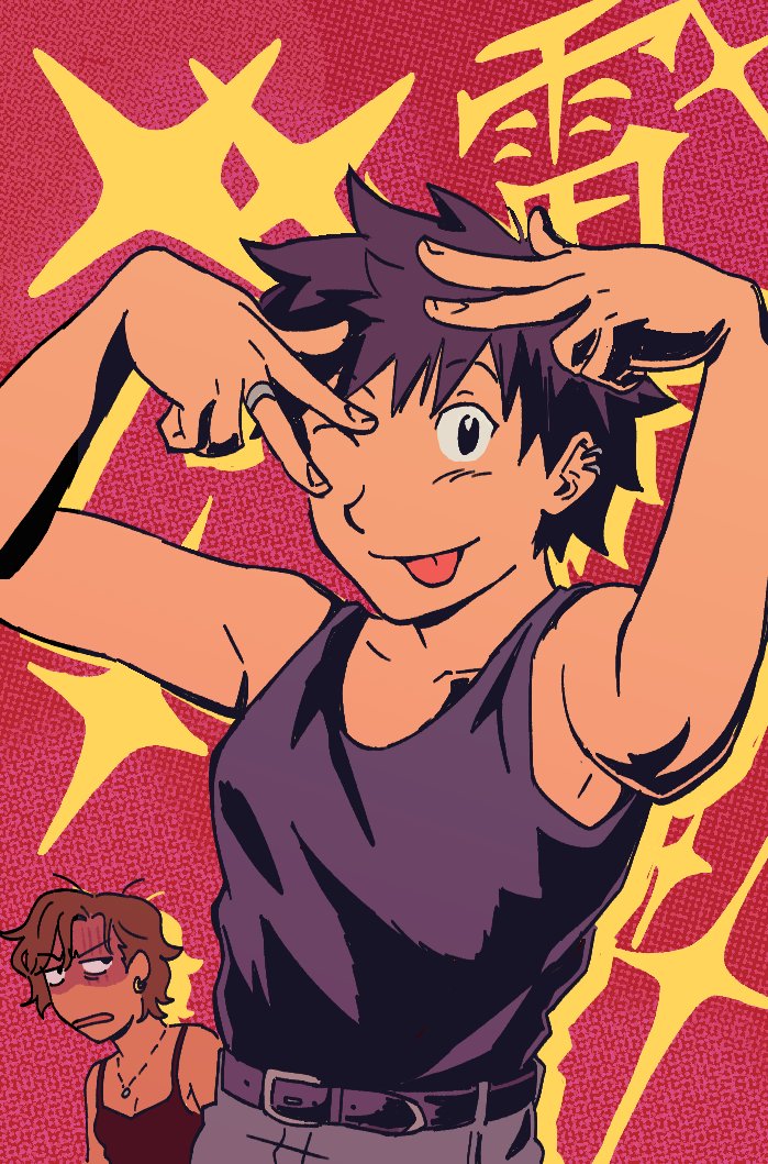 here's this month's pcard!! the bg elements will be gold foil and it's double sided w a secret doodle on the back :3 sub to the $11 physical rewards tier before June 30th to get it!!!