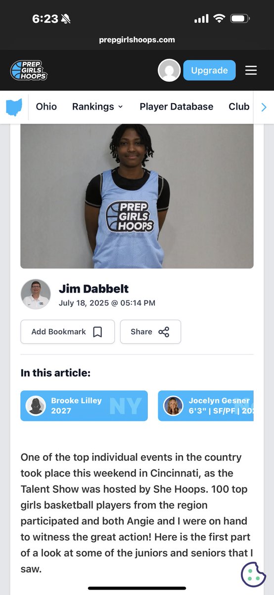 RICKAYLA DAVIS (@davisrickayla1) on Twitter photo I attended the She hoops talent showcase today and preformed optimally against a group of talented young ladies thanks to <a href="/JDabbs86/">Jim Dabbelt</a> for the write up🏀
<a href="/NextPlay_AAU/">Niki McCoy</a> I attended the She hoops talent showcase today and preformed optimally against a group of talented young ladies thanks to <a href="/JDabbs86/">Jim Dabbelt</a> for the write up🏀
<a href="/NextPlay_AAU/">Niki McCoy</a>