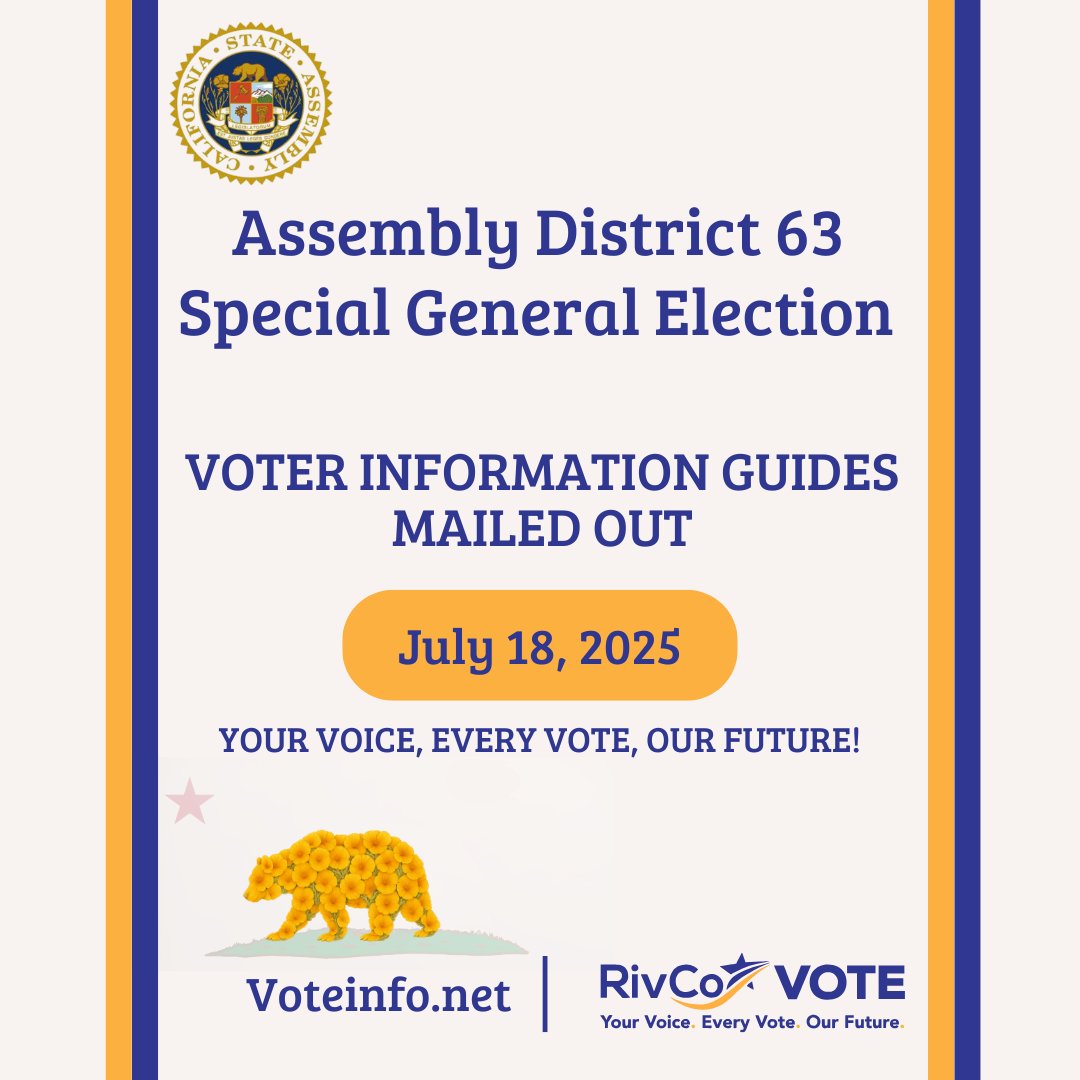 RivCoRegistrar's tweet image. 📬✨ The County Voter Information Guides are on their way!
📬✨¡Las Guías de Informacón para Votantes del Condado están en camino!
