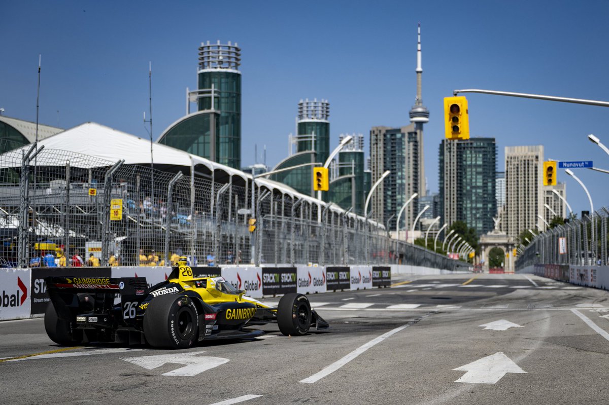 ColtonHerta's tweet image. #The6ix 🫡
Solid first day, awesome crowd, Toronto shows up for @indycar! 🇨🇦
#INDYCAR