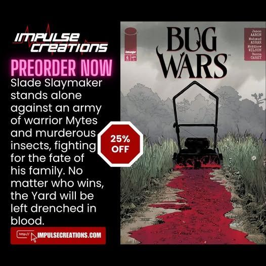 ImpulseC's tweet image. The first volume of the year’s hottest new creator-owned series comes to its gut-wrenching finale!
Preorder by Friday 7-18-25 to save 25%!
impulsecreations.com/collections/pr… @jasonaaron @MahmudAsrar @ImageComics