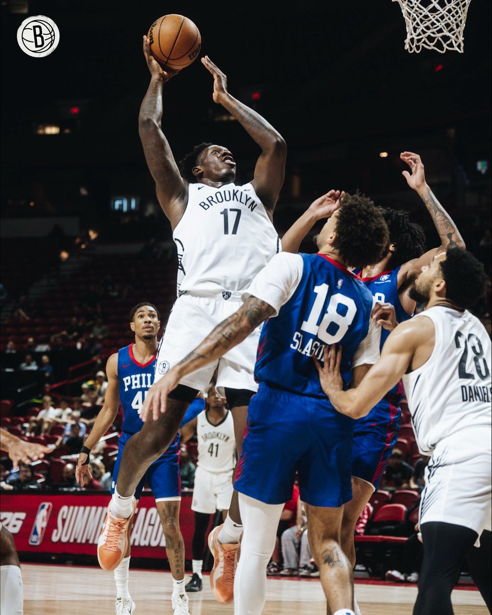 BrooklynNets's tweet image. perfect first half for Tyrese Samuel:
🏀 14 PTS
🏀 6-6 FG
🏀 5 REB (4 OREB!)
🏀 1 BLK