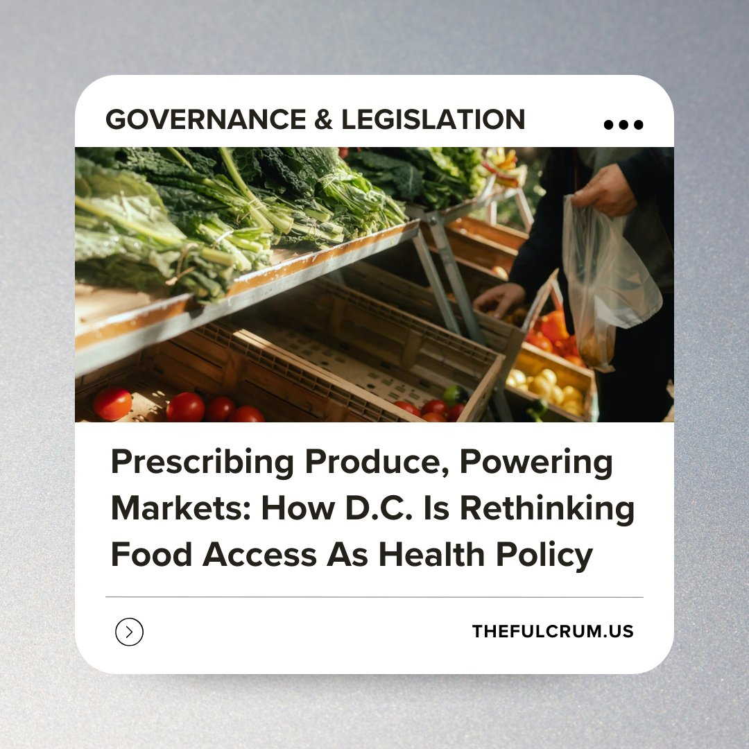 fulcrum_us's tweet image. As federal nutrition aid is stalled by red tape and grocery deserts persist, local civic-minded organizations are responding with inventive, community-centered approaches. I had the opportunity to speak with two: #DCGreens and #FRESHFARM, each tackling the crisis from different…