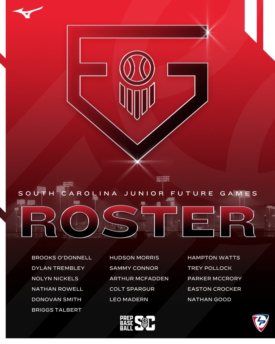 ⭐Roster Reveal⭐

#TeamSC is SET for the #PBJFG25 with lots of talent 

#Team3 looks to make an impact and #BeSeen at the 2025 Prep Baseball Junior Future Games