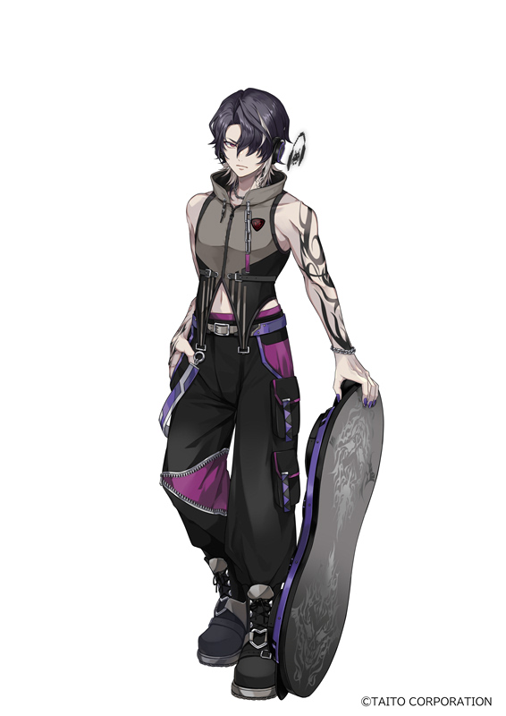 kicorikkka's tweet image. 【お仕事】Nintendo Switch用ゲーム『グルーヴコースター フューチャーパフォーマーズ』にて「漆刃レン」 のキャラクターデザイン、イラストを担当させて頂きました。宜しくお願い致します!🎶#グルコス