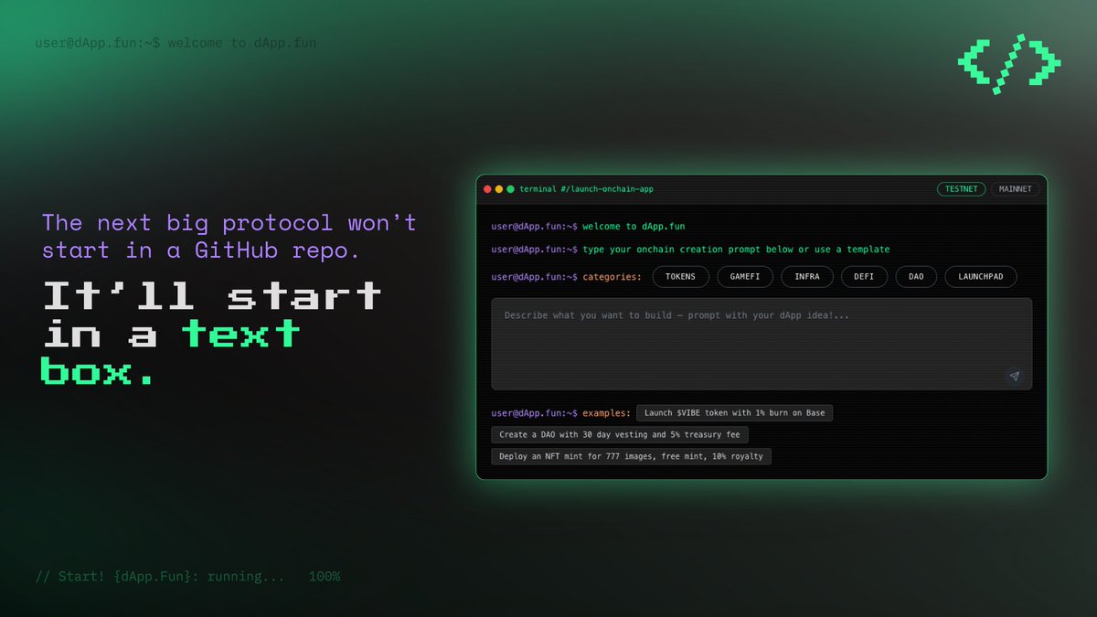 The next big protocol won’t start in a GitHub repo.

It’ll start in a text box.