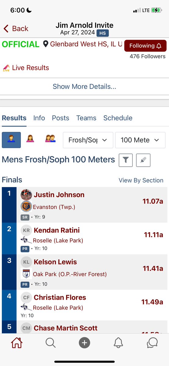 KendanRatini's tweet image. 11.11 100 from 10th grade track season. Would later PR with a 10.96 to wrap up!