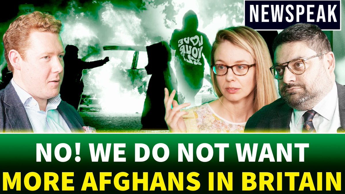 NewCultureForum's tweet image. On today's #NCFNewspeak, @StandUptoWoke, @RafHM, @KiszelyPhilip & @david_oldbolt discuss:
* We do NOT want culturally incompatible peoples coming to Britain
* 16 & 17 Year Olds Should NOT Vote
* Patriotic Girl Sent Home by Far-Left Teachers
WATCH: youtu.be/7COwSfs3MFs