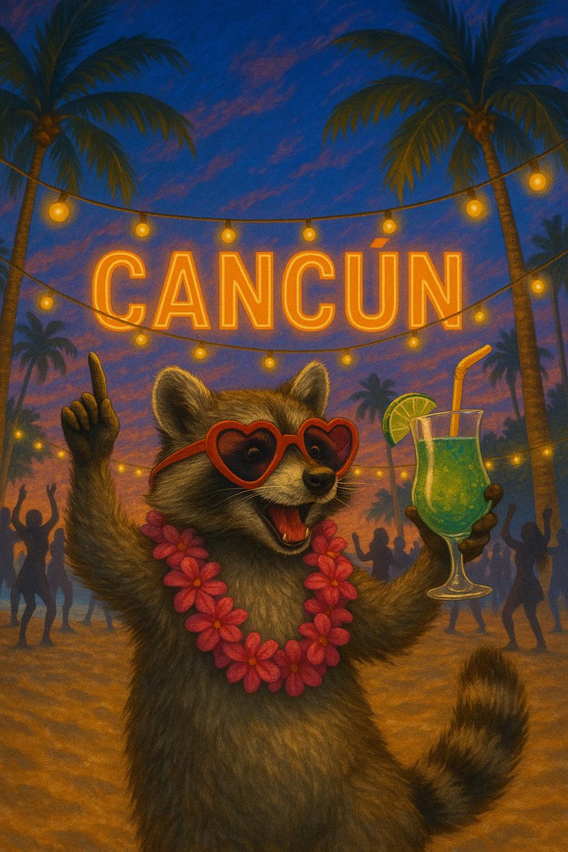 RaccoonCancun's tweet photo. Party with us in Cancún!!
CA: FbNtwM1RF2HmTWi1rHmrdorVYfVS4ntbdgdpsNqwpump
@pumpdotfun @Crypto__Father #crypto #Bitcoin #Solana #sol #PumpFunSOL #PumpFunLaunch #memecoin1000x https://t.co/MU6s3lf2Gr