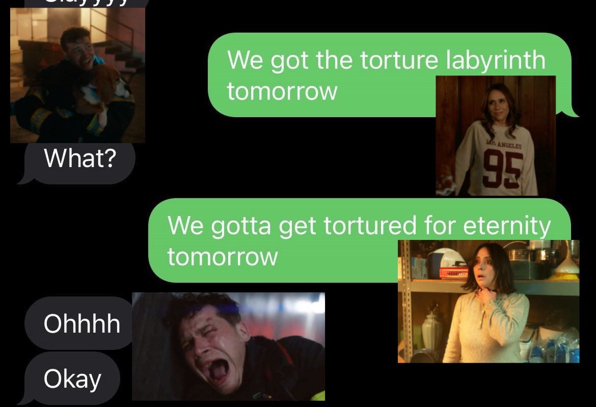 mikewheelah's tweet image. the siblings of agony and despair