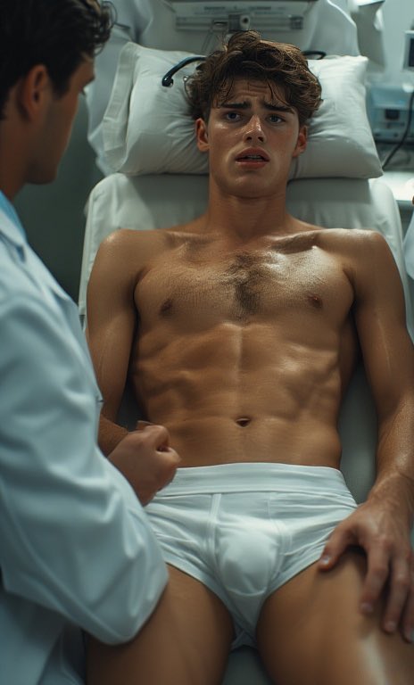 real_butmaybe's tweet photo. These doctors always want regularly scheduled follow-up appointments for some reason.. 🤔

#GayAI #AIgay #aiartgay #AItwinks #aiporn #aiart https://t.co/2ZupqgCZdX