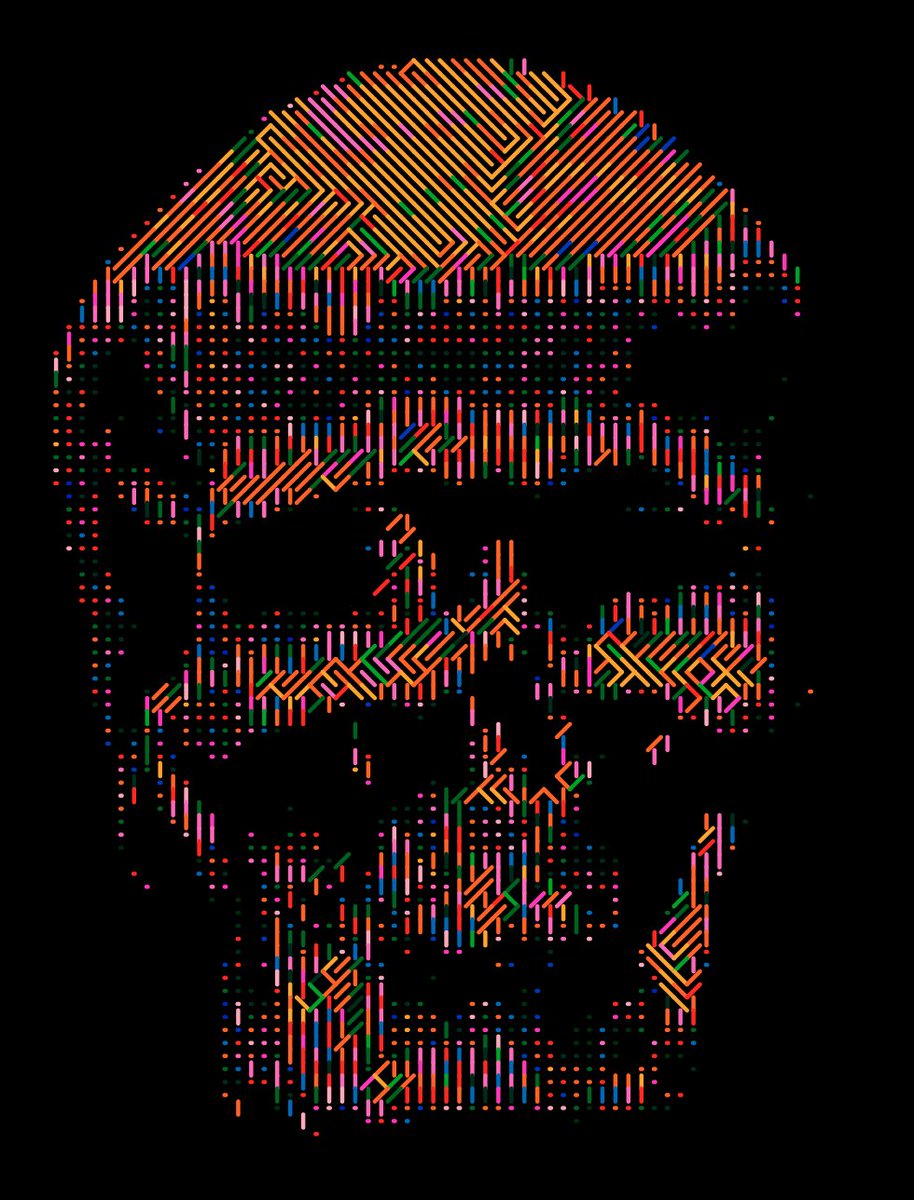 #ASCII Back to the skulls