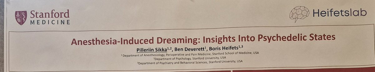 Pilleriin Sikka (@pilleriinsikka) on Twitter photo And a special *thank youuu* for the poster award - super happy that #dreams are recognized as important also in the psychedelic science space
<a href="/TheBorisLab/">Boris D Heifets</a> #GRCPsychedelics And a special *thank youuu* for the poster award - super happy that #dreams are recognized as important also in the psychedelic science space
<a href="/TheBorisLab/">Boris D Heifets</a> #GRCPsychedelics
