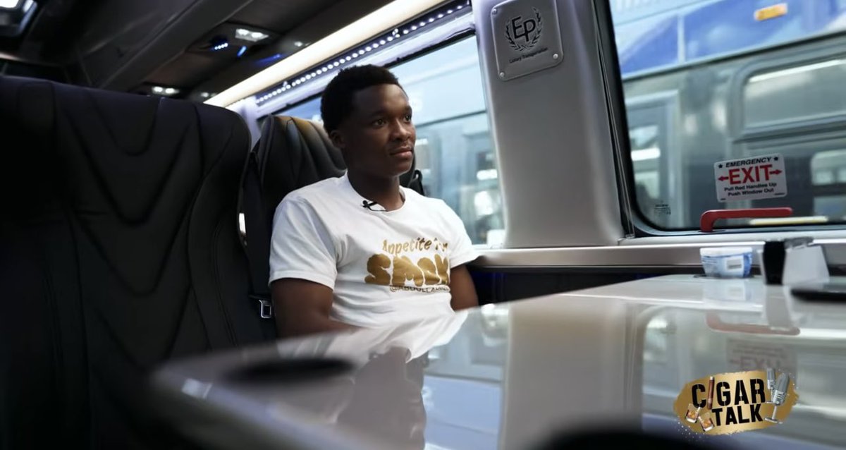 Abdullah said they (Team Schofield) talking about sparring , while watching me fight for a world title 😂