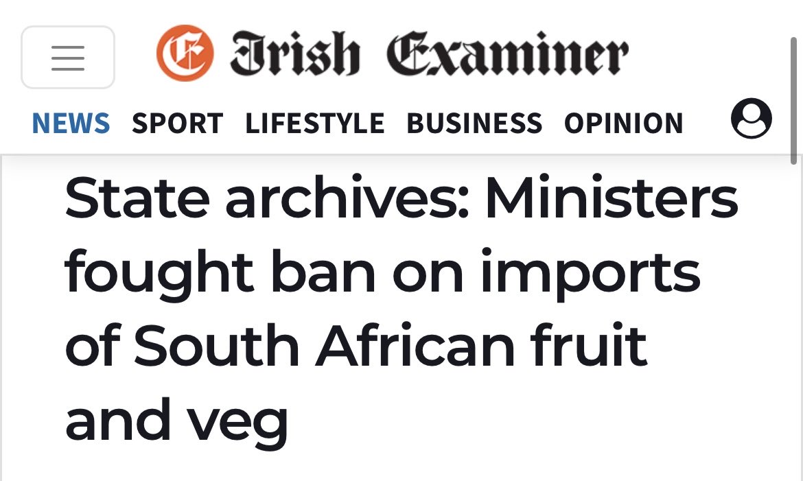 Ireland was on the right side of history then, despite the opposition and its in the right side of history now with the Occupied Territories Bill despite the opposition. Hold firm folks.