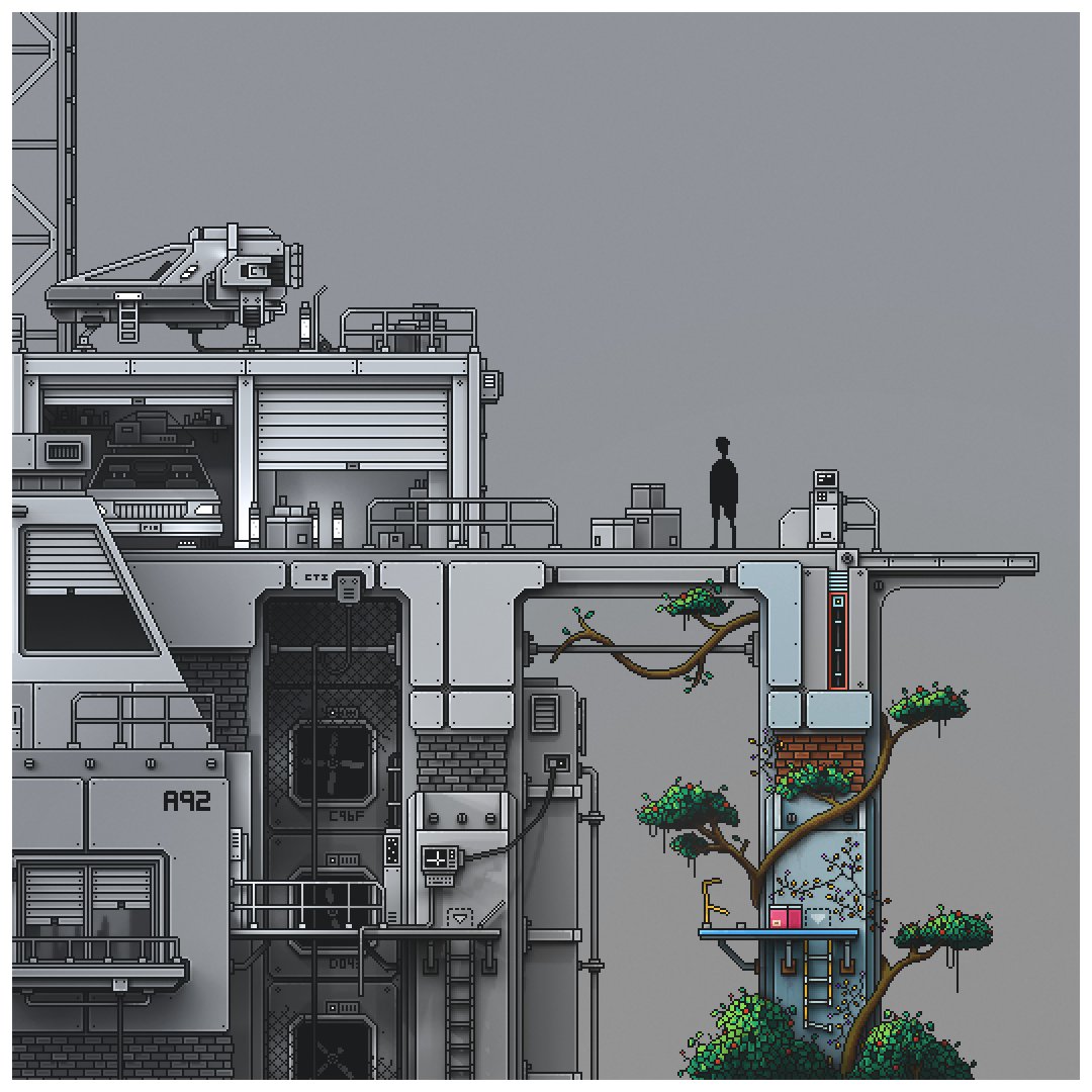 AffinityPlay's tweet image. The plants are growing. WIP🌿
Software: Photoshop & Magicavoxel💾
#pixelart