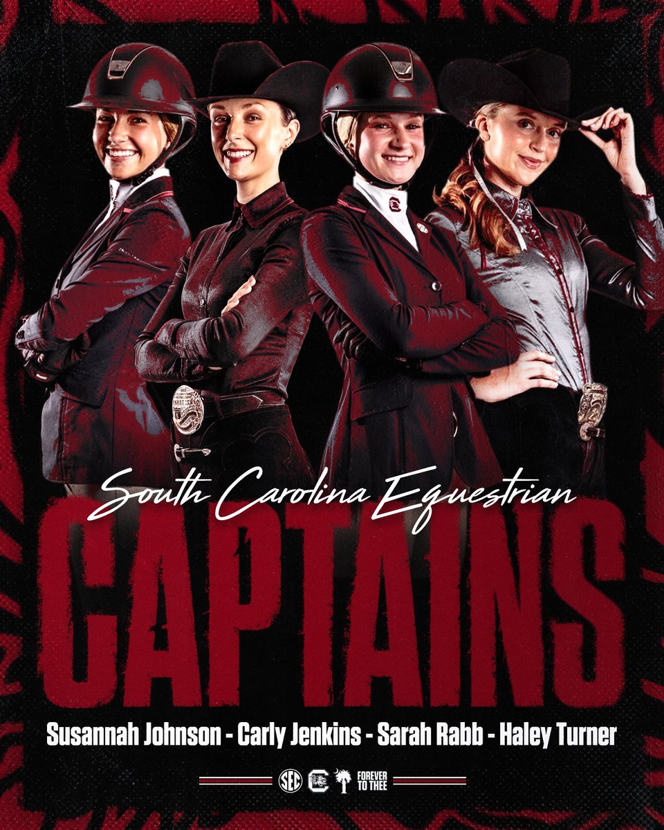 Captain O' Captain  🫡 Excited for these four Gamecocks to lead us in this upcoming season!!