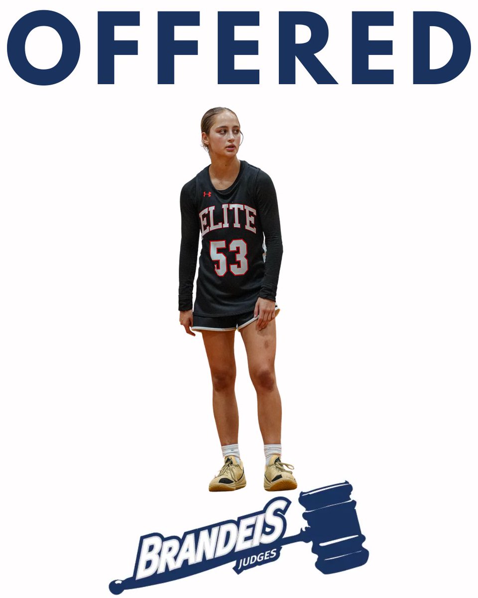 I am so excited to announce I was offered to play basketball and pursue my academic journey from <a href="/BrandeisWBB/">Brandeis Women's Basketball</a>. I am so grateful and honored to receive this!