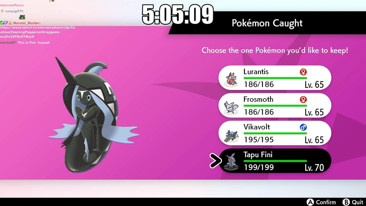 EternalRadiantt's tweet image. SHINY TAPU FINI AFTER 319 DAs!!! My longest DA hunt is officially over YIPPEE