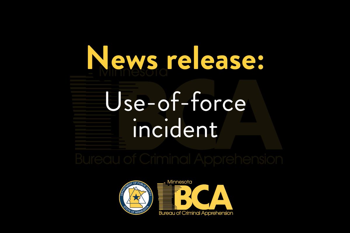 MnDPS_BCA's tweet image. We have released additional information about the use-of-force incident that happened on July 15 in Normanna Township. Learn more here: dps.mn.gov/news/bca/bca-i…