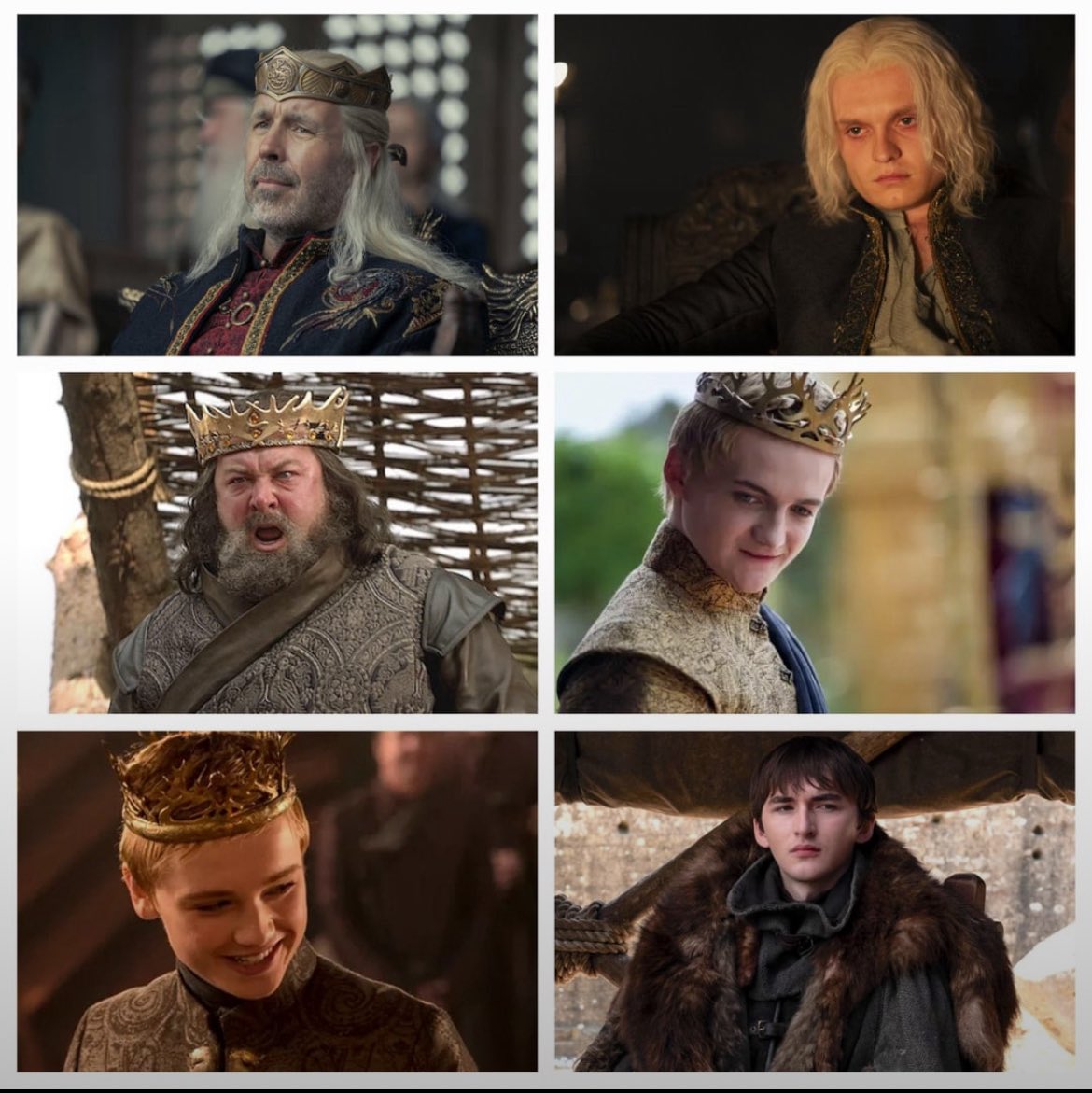 HOTDNewsHBO's tweet image. Who is the best King here?
Who is the worst?